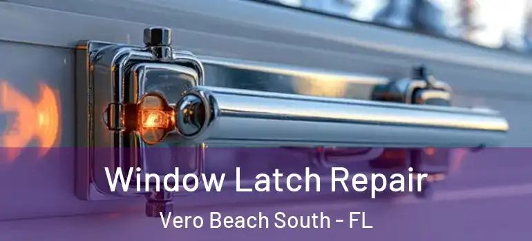  Window Latch Repair Vero Beach South - FL